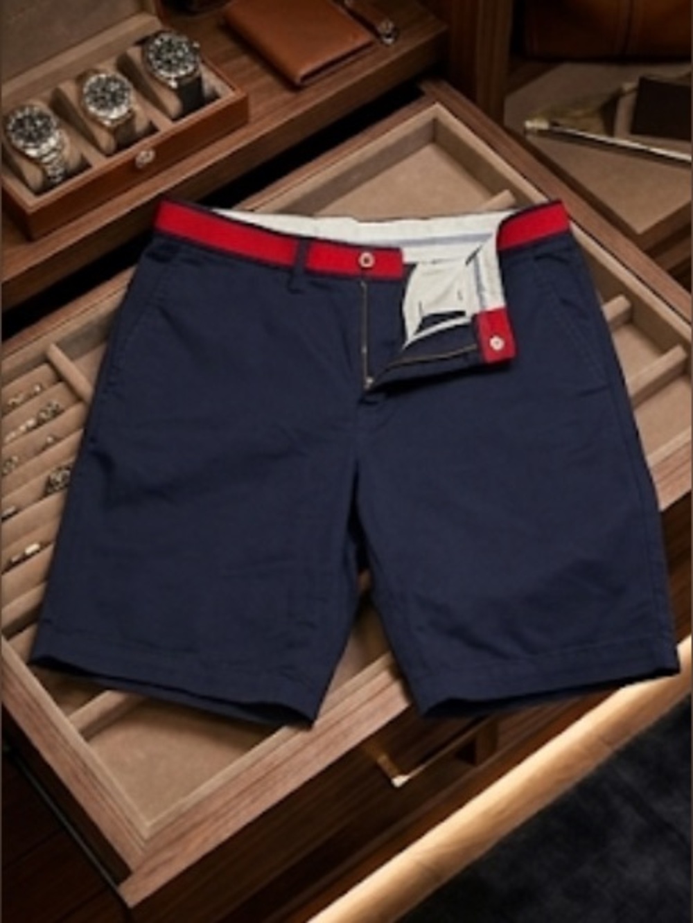 NWOT Tommy Hilfiger Brooklyn Cotton Twill Shorts.